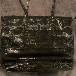 Coach Top Tote. Good condition